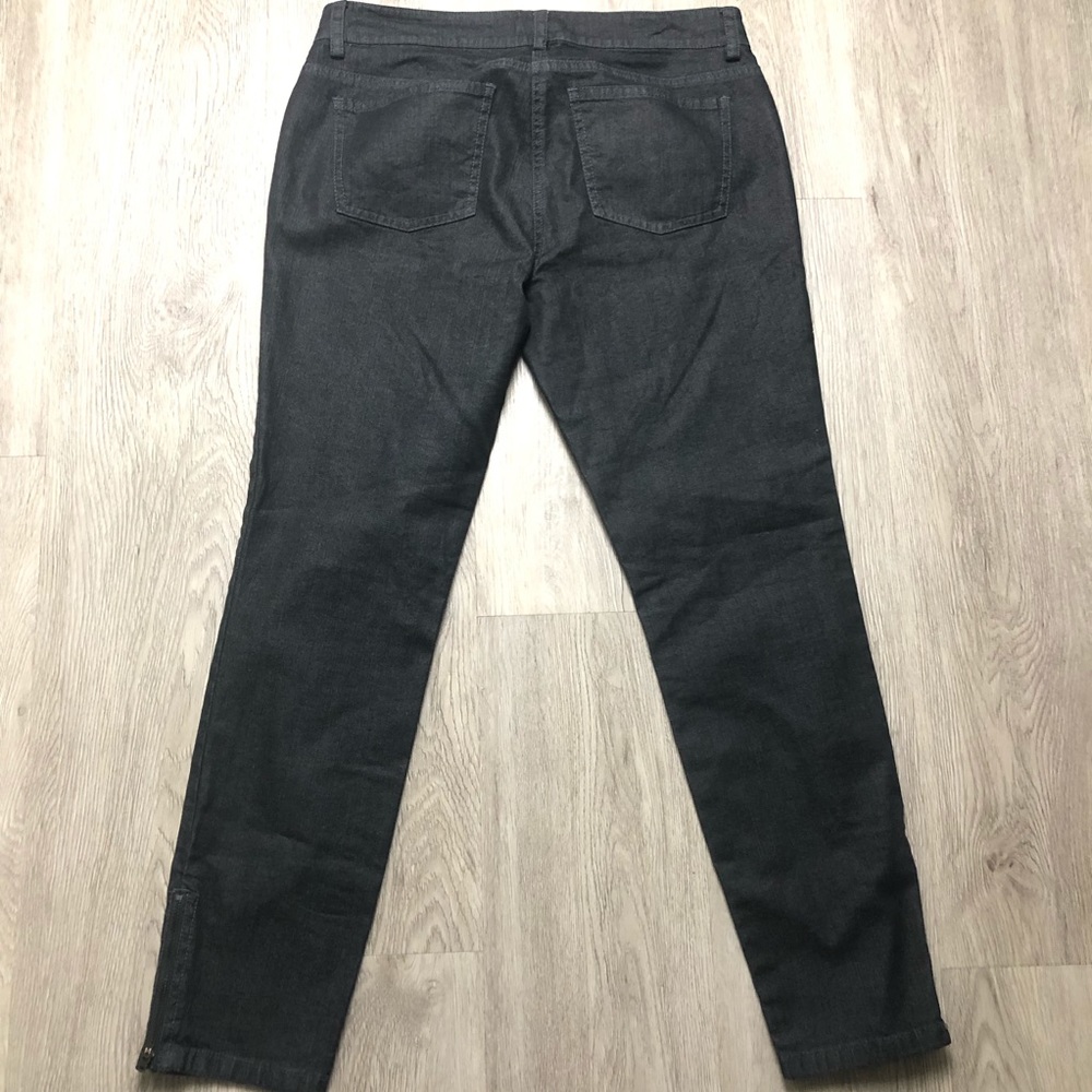 Eileen Fisher grey / black jeans - Picture 3 of 7